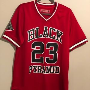 Size Large Black Pyramid Jersey. New with Tags.